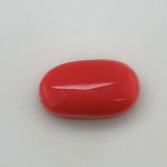 Coral (Moonga) 6.6 Ct Gem Quality Coral (Moonga) 6.6 Ct Gem Quality